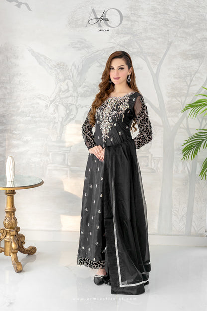 Glimmer embroidered luxury Pakistani formal dress by Armia Official