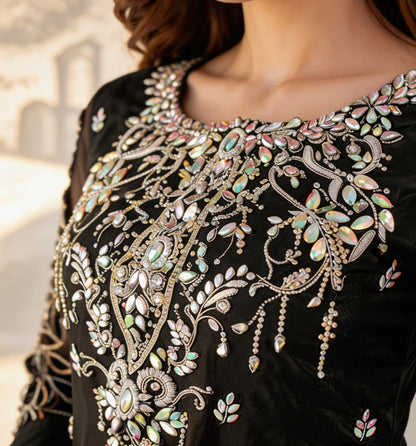 Glimmer Embroidered Swarovski - Luxury Dress