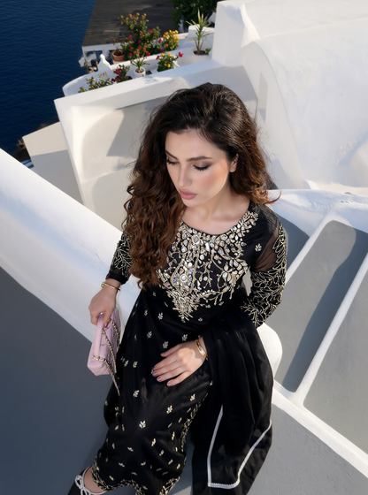 Glimmer Embroidered Swarovski - Luxury Dress