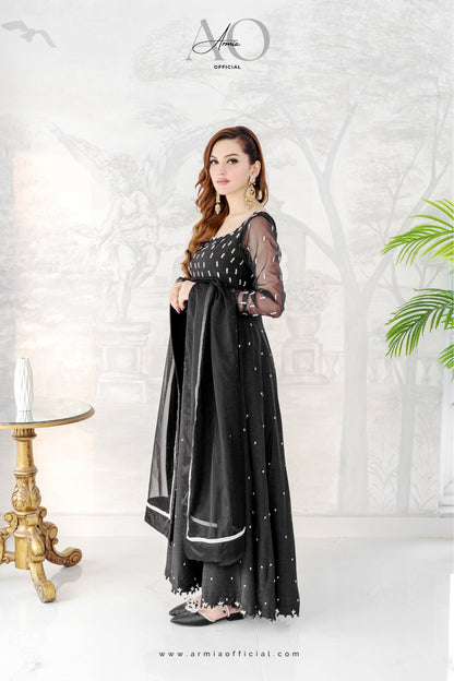 Moonlight elegant Pakistani formal evening maxi dress by Armia Official