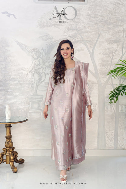 Starlight luxury embroidered Pakistani formal Kaftan dress by Armia Official